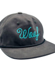 Woof Script Cap (Gunmetal)
