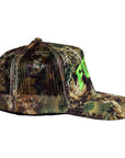 Fuzzy Mesh Camo Trucker Cap