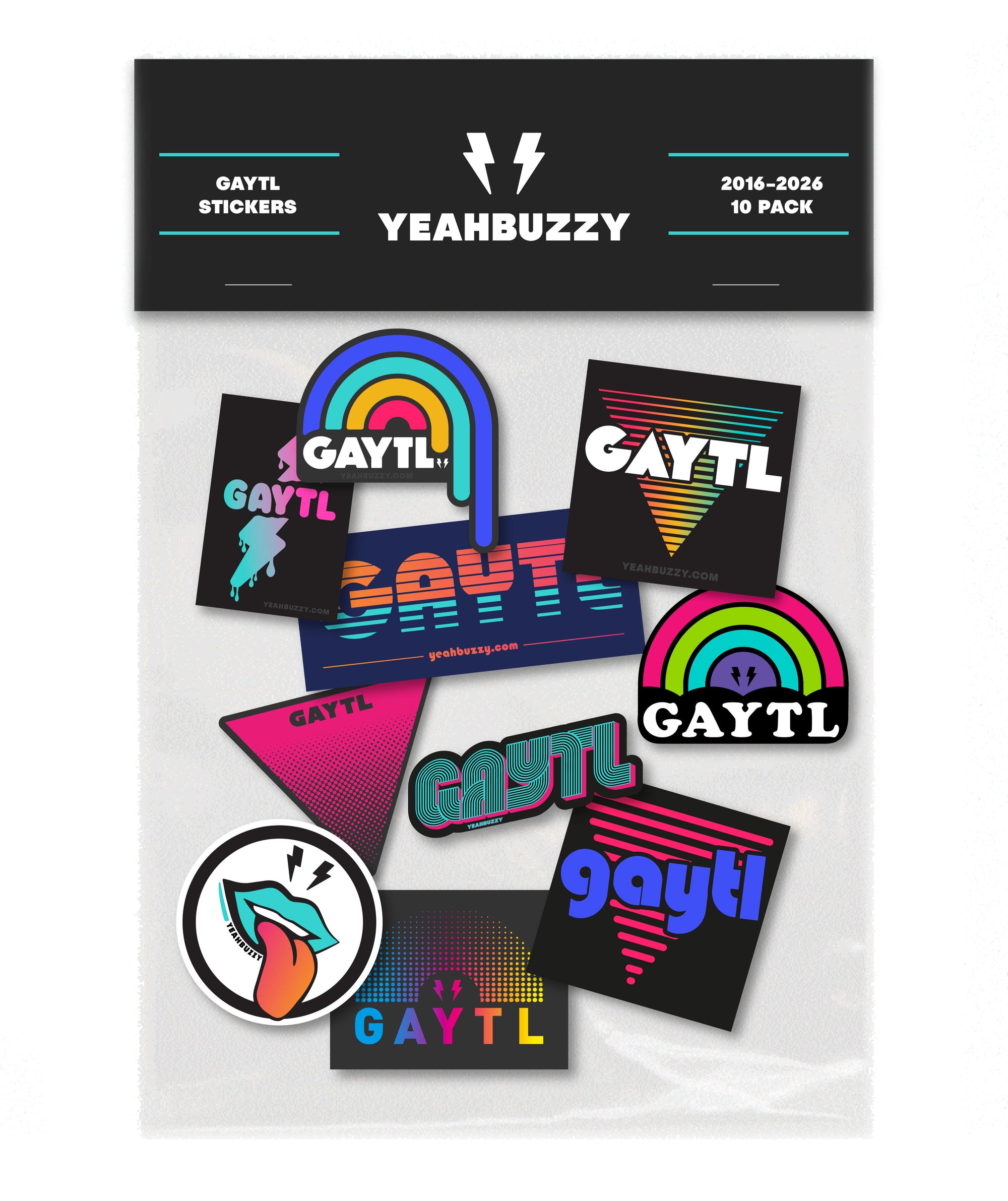 2016-2026 GAYTL Sticker Pack (PREORDER)