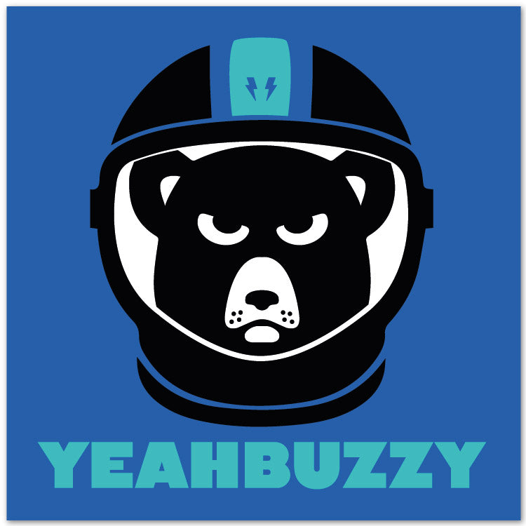 Space Bear Fridge Magnet