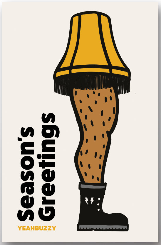 Burly Leg Lamp Magnet
