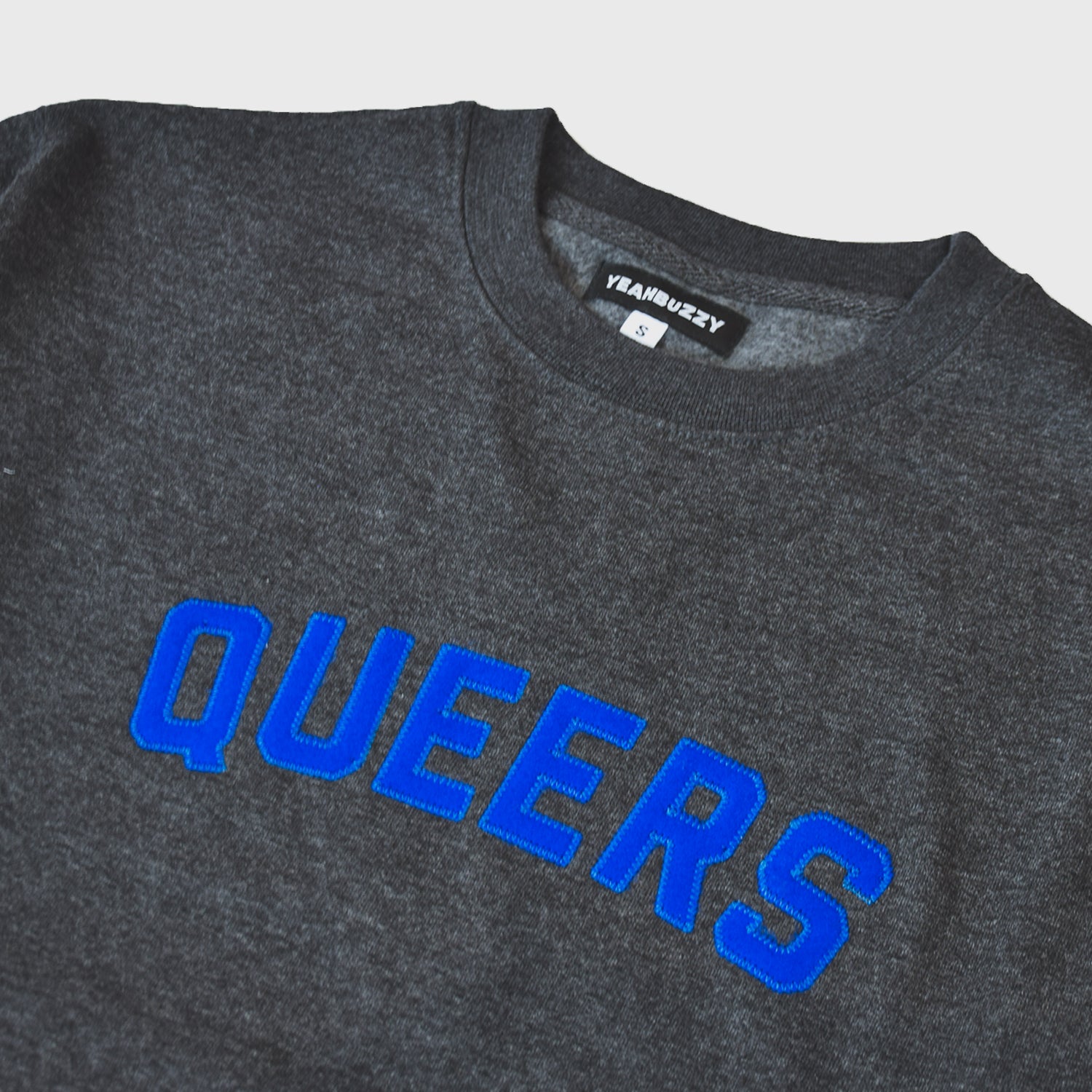 Queers Crewneck Sweatshirt - Felt Lettering