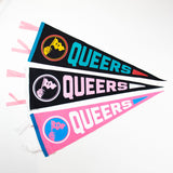 QUEERS PENNANT - MARSHA (Black/Pink/White)