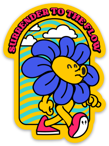 Surrender to the Flow Sticker