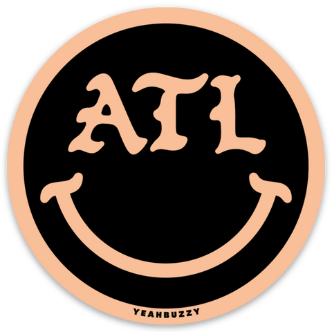 ATL Smiley Sticker