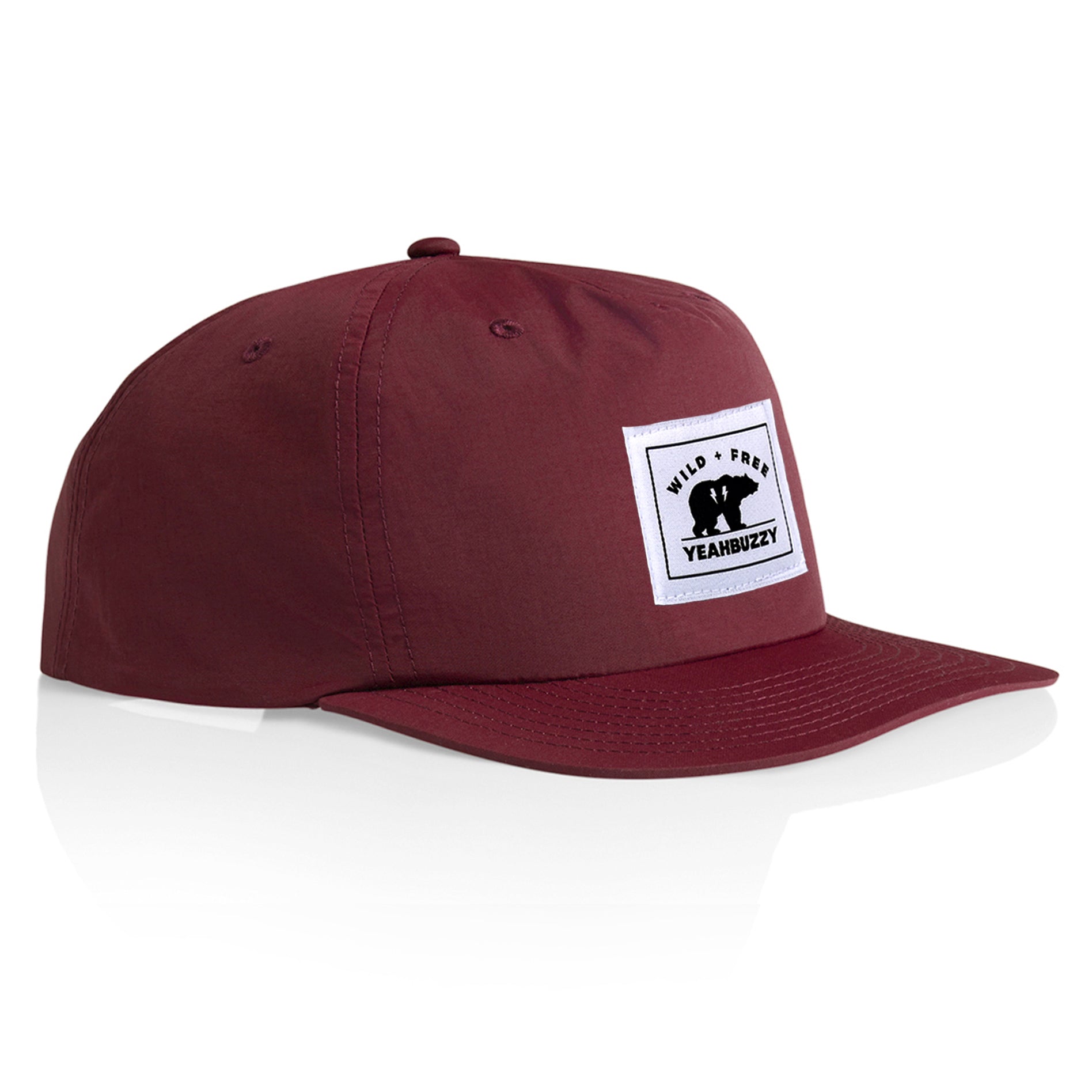 Wild + Free Surf Cap (Burgundy) – YEAHBUZZY