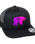 Bear Gradient Cap - Mid-Profile (Purple/Pink)