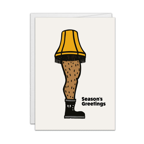 Holiday Card - Burly Leg Lamp