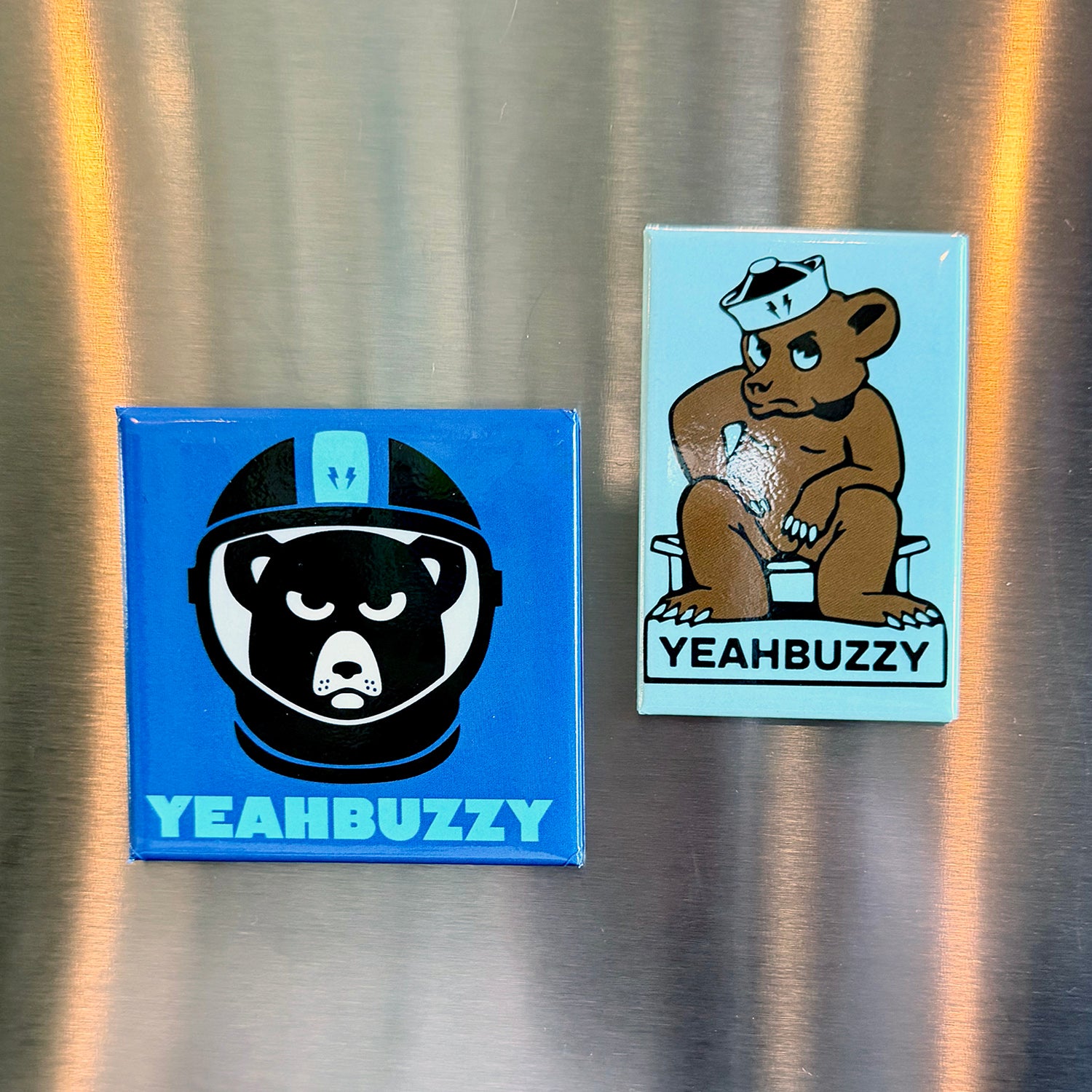 Space Bear Fridge Magnet