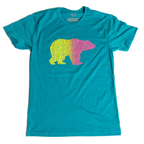 Bear - 90s Tee (Teal)