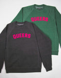 Queers Crew Sweatshirt - Moss