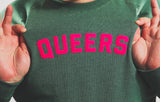 Queers Crew Sweatshirt - Moss
