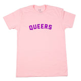 QUEERS Varsity Tee - Pink