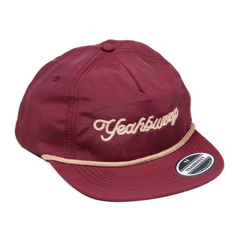 Yeahbuzzy Chainstitch Cap - Maroon